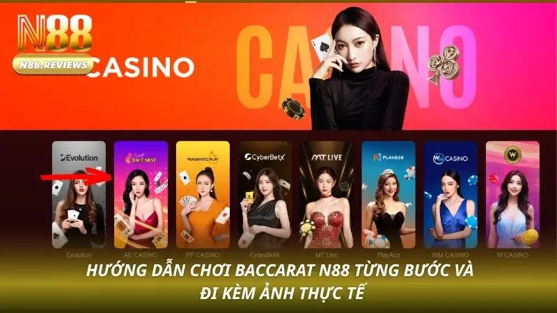 Cách Chơi Baccarat N88 - Bật Mí Bí Kíp Chơi Thắng Lớn 2026 Trang chủ hiển thị hướng dẫn chơi game