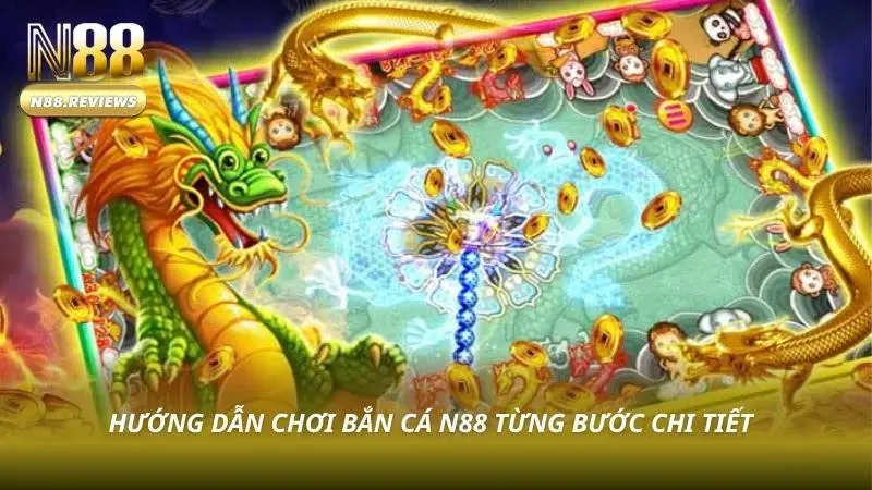 Người chơi thao tác bắn cá trên màn hình