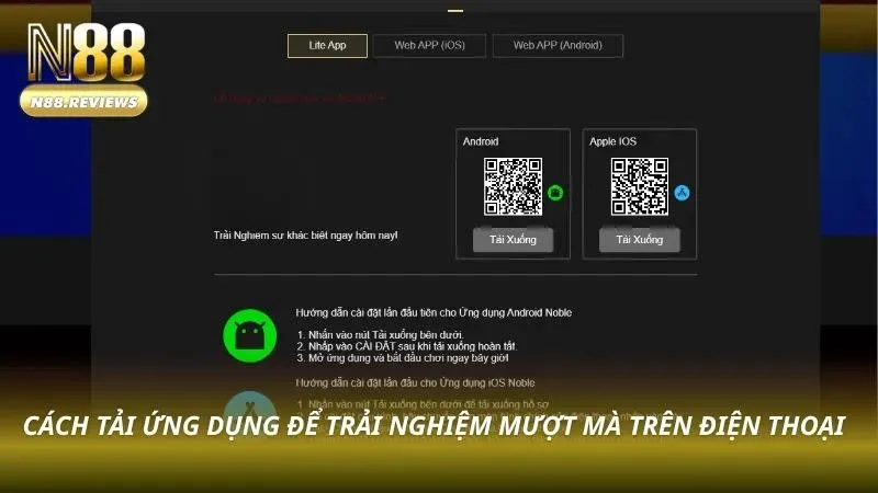 Các bước từ giao diện nạp tiền, chọn phòng đến giao diện điện thoại