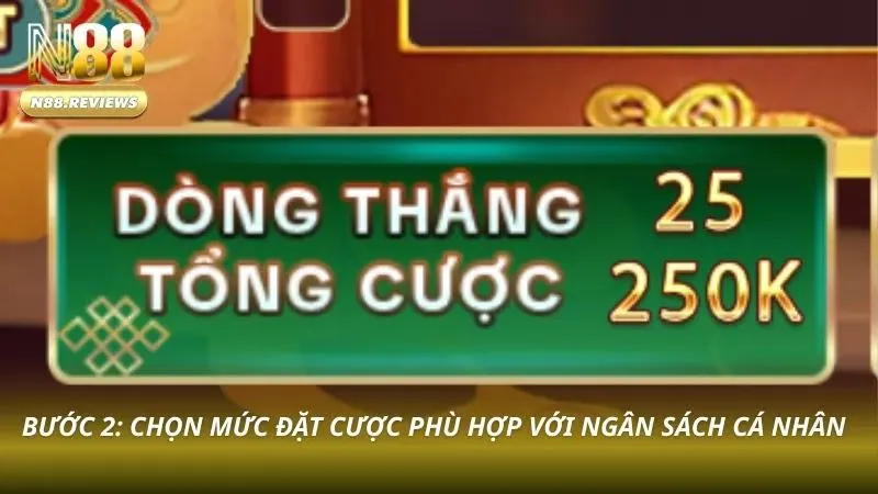 Cách Chơi Nổ Hũ Thần Tài N88 - Bật Mí Bí Kíp Thắng Lớn 2026 Bảng điều khiển chọn mức cược và các dòng thanh toán trong game