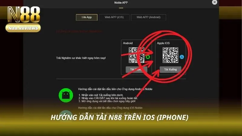 Hướng Dẫn Tải App N88 APK Mới Nhất 2026 Cho Android Và iOS Hướng dẫn tải nhà cái trên điều hành iOS