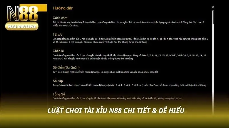 Luật chơi Tài Xỉu cực kỳ chi tiết và dễ hiểu cho anh em mới tham gia cần phải nắm