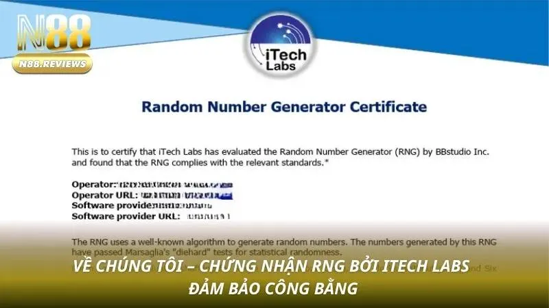 Về Chúng Tôi N88 Quy trình đánh giá độc lập giúp đảm bảo tính công bằng vận hành
