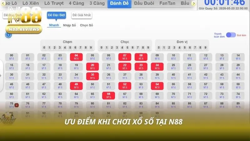 Ưu điểm lớn khi chơi tại nhà cái